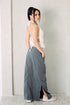 GS Gen Z: Grey Maxi Skirt with Slit